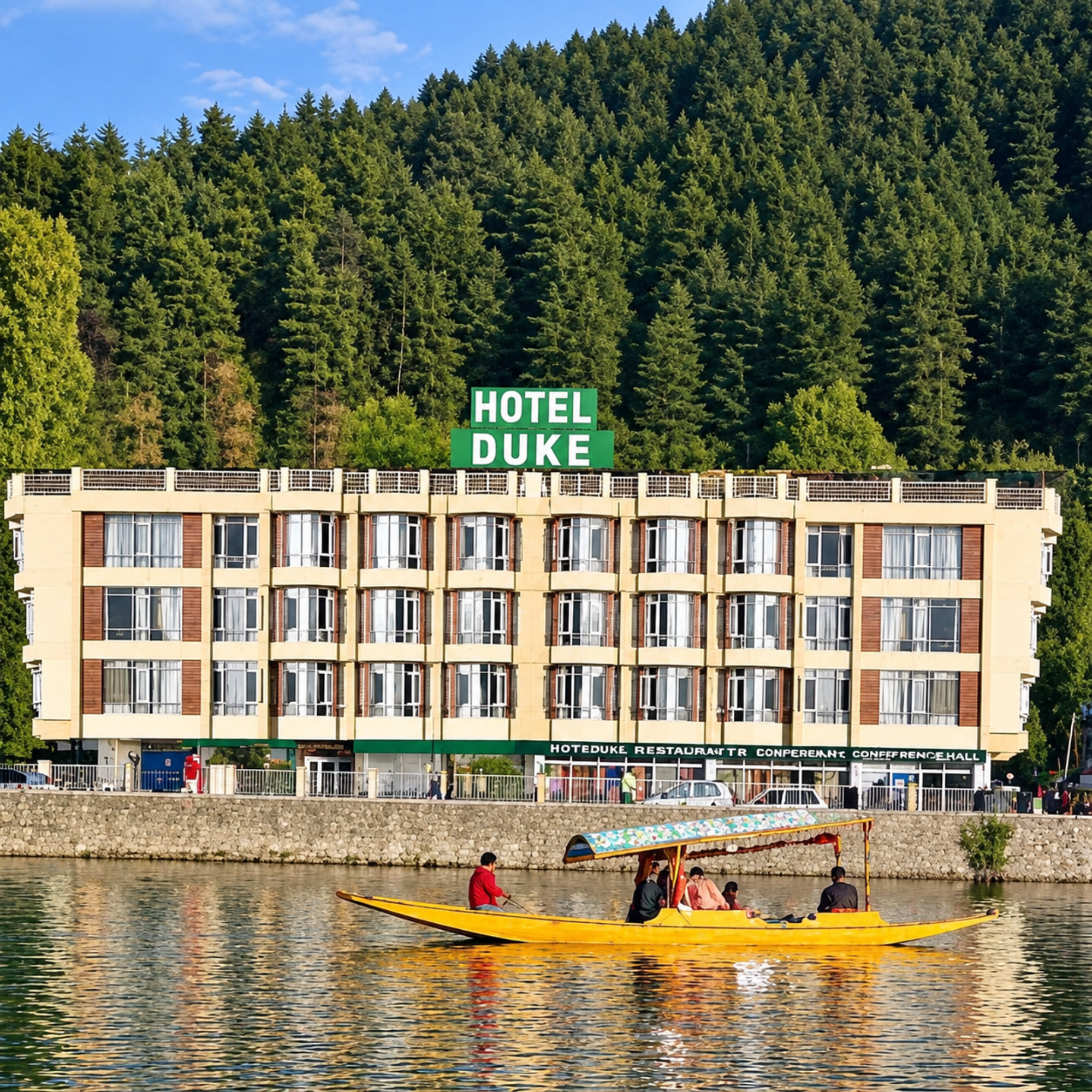 Hotel Duke Srinagar overlooking Dal Lake